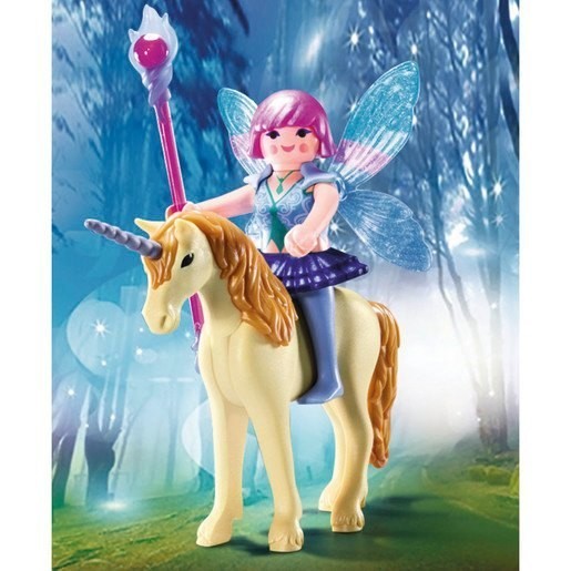Black Friday Sale - Playmobil 70529 Fairy Unicorn Big Carry Suit Playset - Spectacular Savings Shindig:£12[lab9400ma]