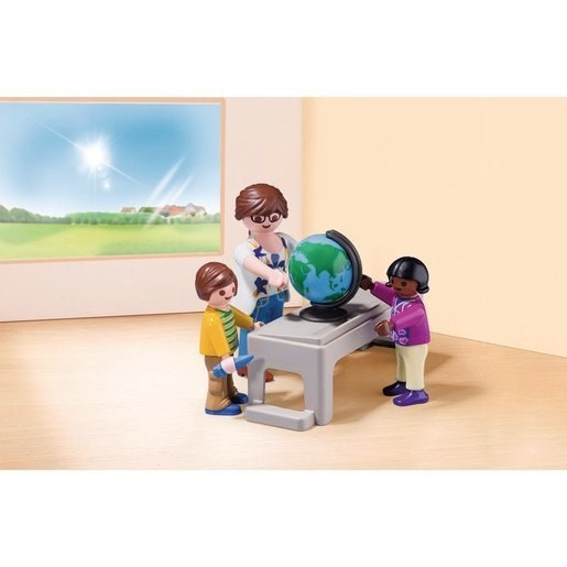 Playmobil 70314 Urban Area Lifestyle School Small Carry Instance Playset