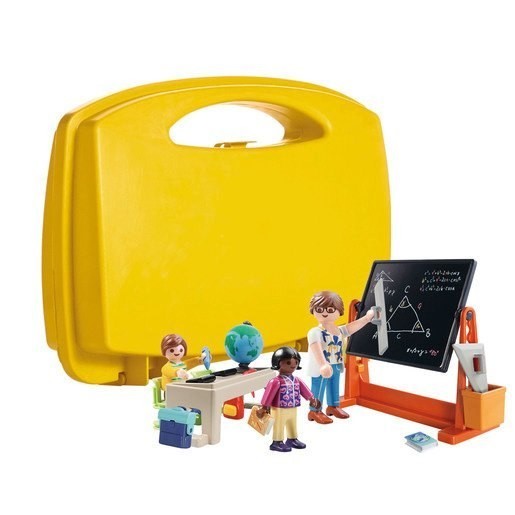 Garage Sale - Playmobil 70314 Area Life University Small Carry Case Playset - Blowout:£13[lib9401nk]