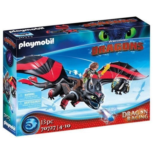 Presidents' Day Sale - Playmobil 70727 Dragon Competing - Hiccough and Toothless Figures - New Year's Savings Spectacular:£29[lab9402ma]