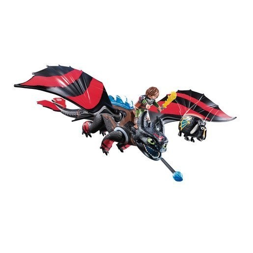 Weekend Sale - Playmobil 70727 Monster Dashing - Hiccup as well as Toothless Bodies - Spectacular Savings Shindig:£30[chb9402ar]