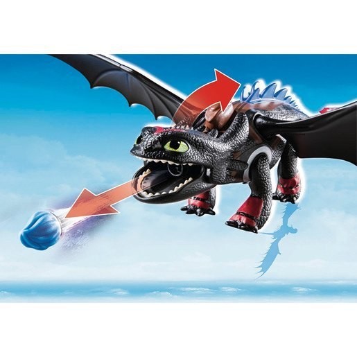 Playmobil 70727 Monster Dashing - Hiccup and also Toothless Bodies