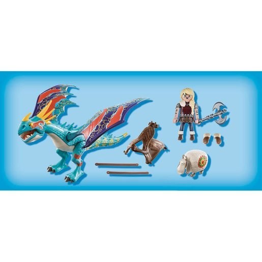 Playmobil 70728 Just How to Learn your Monster: Dragon Racing Astrid and Stormfly