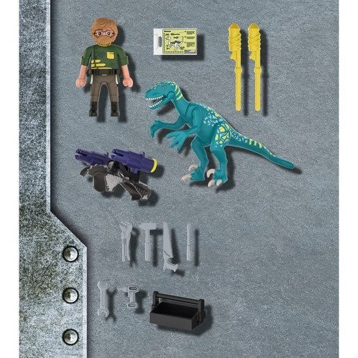 Playmobil 70629 Dinos Deinonychus: Ready for War Playset