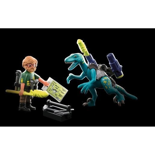 Cyber Monday Sale - Playmobil 70629 Dinos Deinonychus: Ready for War Playset - Spectacular:£18[jcb9405ba]