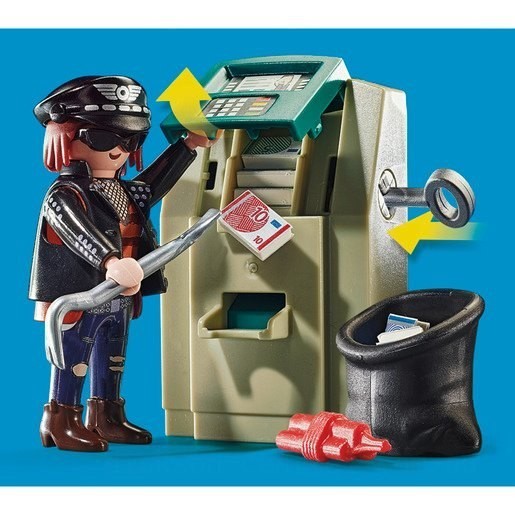 Playmobil 70572 Urban Area Activity Cops Bank Burglar Chase