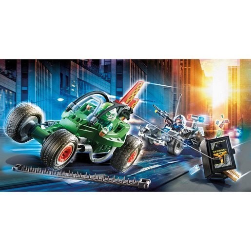 Playmobil 70577 Urban Area Activity Authorities Go-Kart Breaking Away