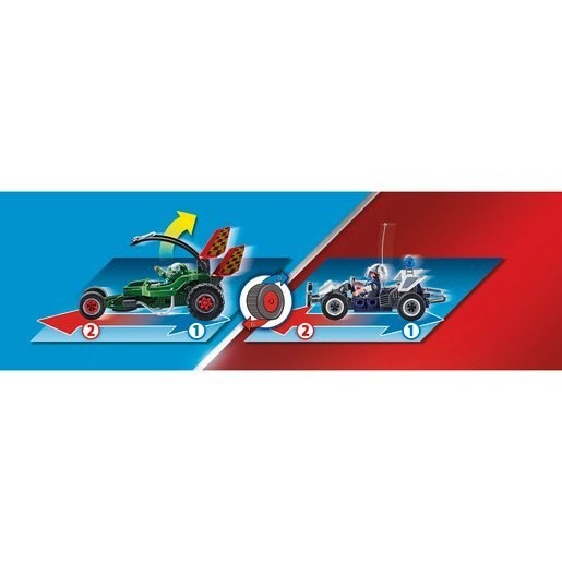 Two for One - Playmobil 70577 Area Activity Police Go-Kart Getaway - Thrifty Thursday:£27