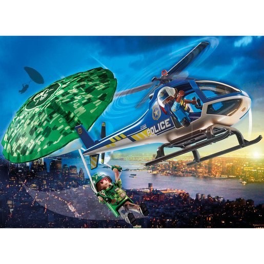 Valentine's Day Sale - Playmobil 70569 Urban Area Action Authorities Parachute Browse - Father's Day Deal-O-Rama:£28