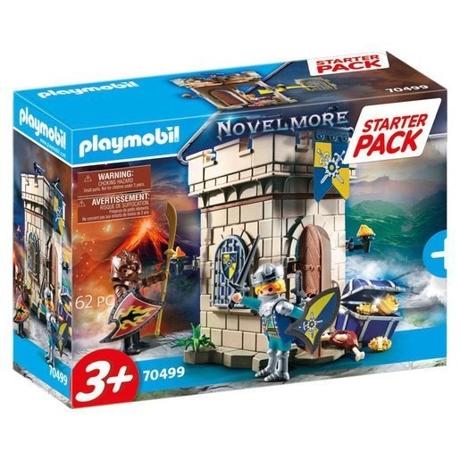 Stocking Stuffer Sale - Playmobil 70499 Novelmore Knights' Citadel Large Beginner Pack Playset - X-travaganza Extravagance:£17[lib9411nk]