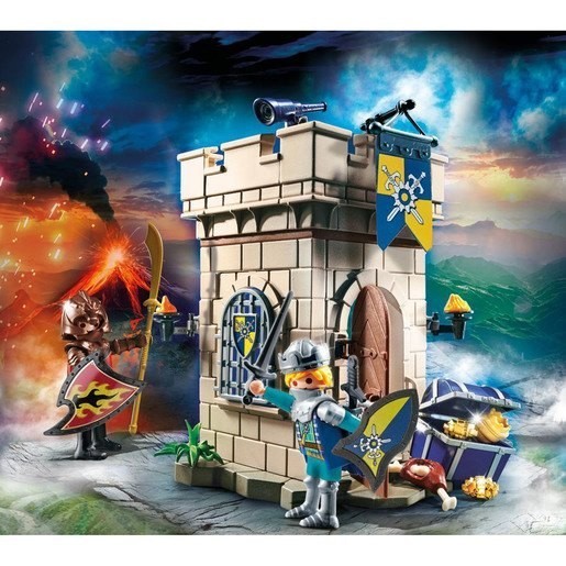 Independence Day Sale - Playmobil 70499 Novelmore Knights' Citadel Sizable Beginner Pack Playset - Fourth of July Fire Sale:£18