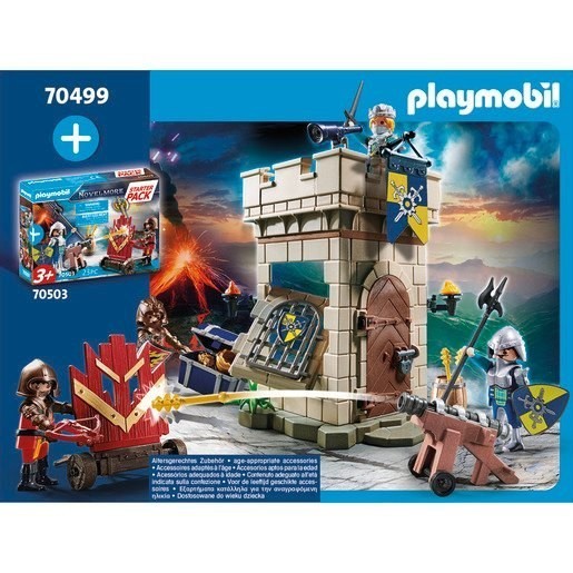 July 4th Sale - Playmobil 70499 Novelmore Knights' Fortress Big Beginner Pack Playset - Unbelievable:£18[lab9411ma]