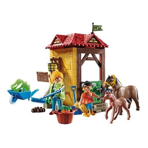 Everything Must Go Sale - Playmobil 70501 Countryside Horse Ranch Large Starter Stuff Playset - Two-for-One Tuesday:£18[lib9412nk]