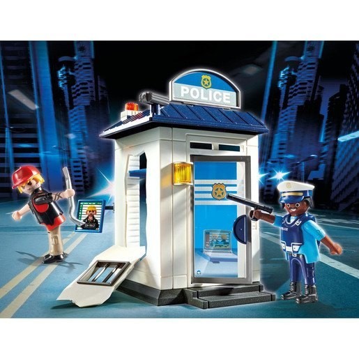 Playmobil 70498 Area Activity Police Headquarters Sizable Starter Load Playset