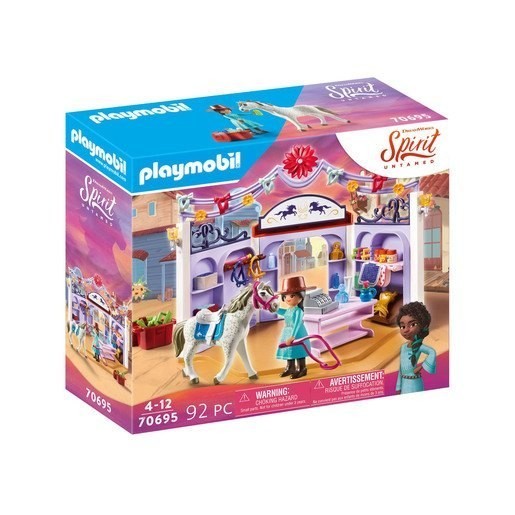 Christmas Sale - Playmobil 70695 Dreamworks Feeling Untamed Miradero Pushpin Store Playset - Father's Day Deal-O-Rama:£30[cob9414li]