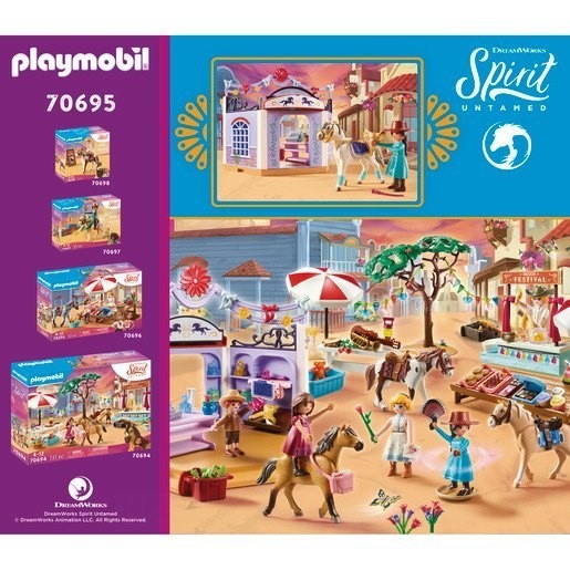 Playmobil 70695 Dreamworks Feeling Untamed Miradero Pushpin Shop Playset