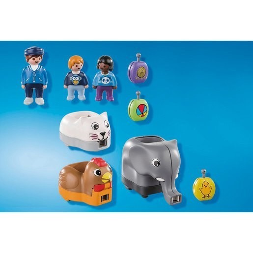 Playmobil 70405 1.2.3 Animal Learn Place