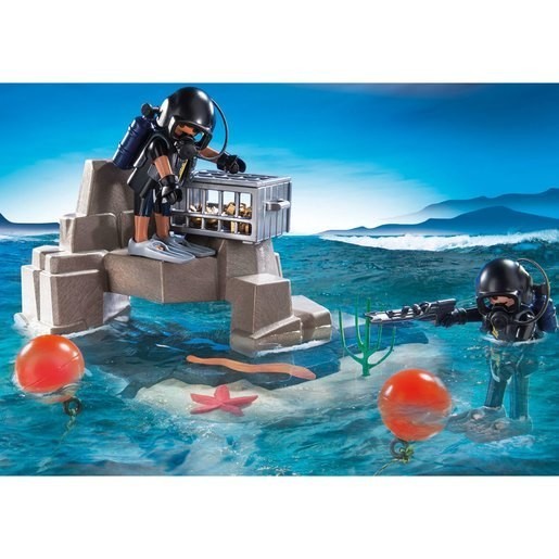 Playmobil 70011 Super Put Police Plunge Unit with Concealed Treasure