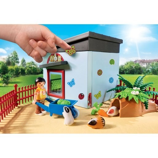Playmobil 9277 Area Life Small Creature Boarding along with Hamster Tire