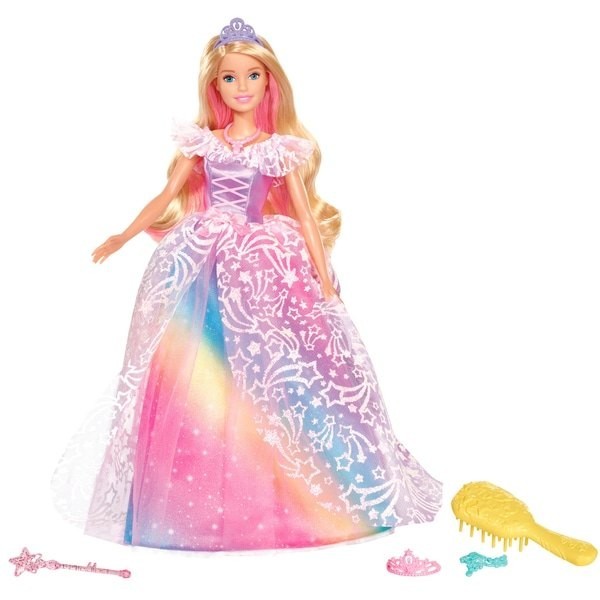 Sale -   Barbie Dreamtopia Royal Round Princess Or Queen Doll - Closeout:£19