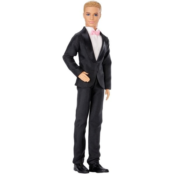 Super Sale - Barbie Fairytale Ken Groom Figure - Back-to-School Bonanza:£12