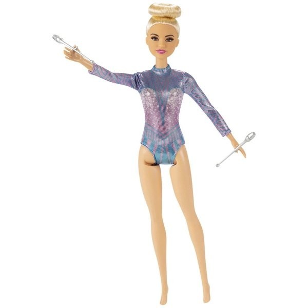 Independence Day Sale - Barbie Rhythmic Gymnast Dolly - Women's Day Wow-za:£10[lib9437nk]