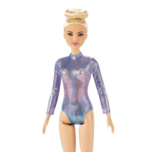 Flea Market Sale - Barbie Rhythmic Gymnast Figure - Back-to-School Bonanza:£9