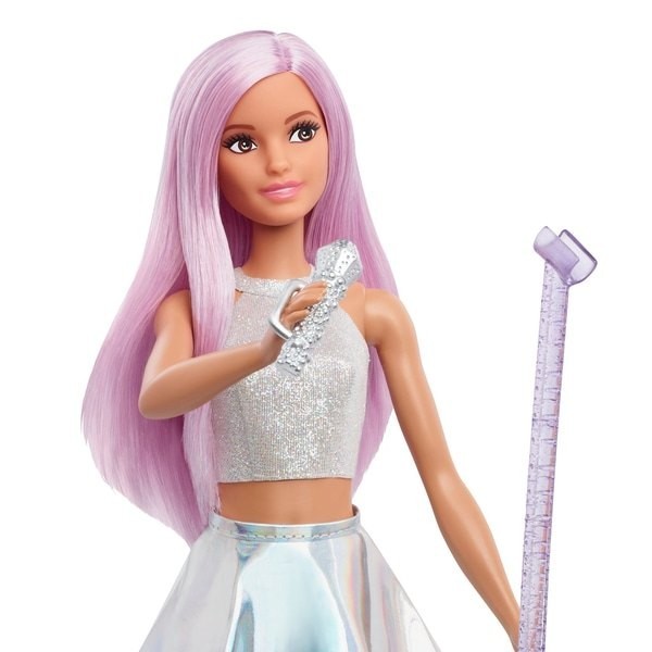 Barbie Pop Star Figurine along with Microphone
