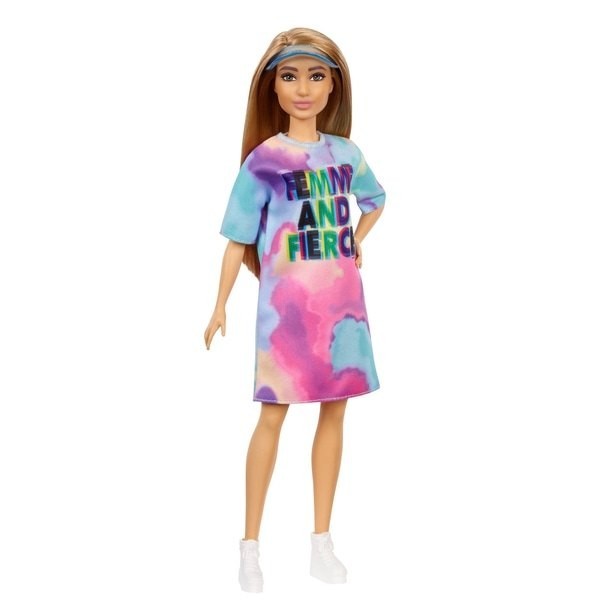 Barbie Fashionista Female and Tough Tee Figurine