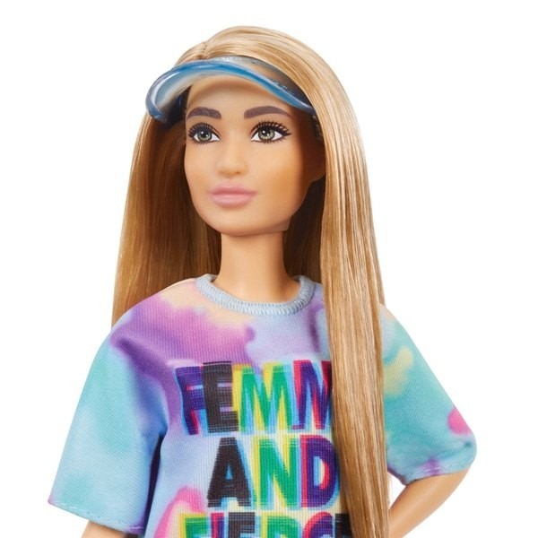 Barbie Fashionista Femme and also Fierce Tee Dolly