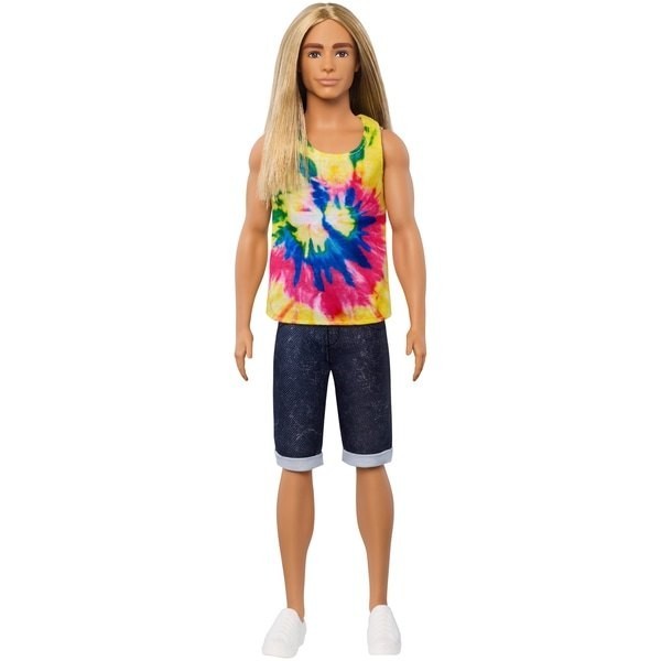 October Halloween Sale - Ken Fashionista Toy 138 Long Hair - Virtual Value-Packed Variety Show:£6
