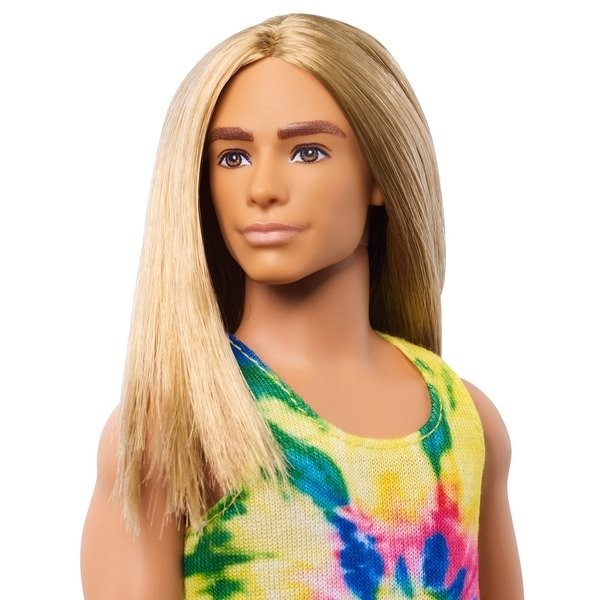 90% Off - Ken Fashionista Toy 138 Long Hair - Surprise:£6[neb9454ca]