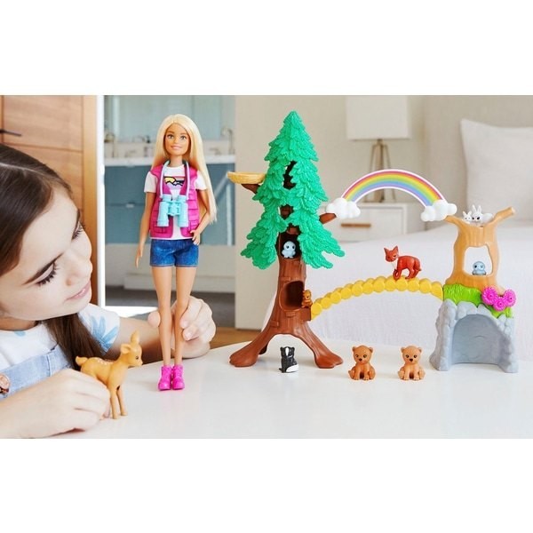 Online Sale - Barbie Wilderness Manual Figurine and Playset - Digital Doorbuster Derby:£24