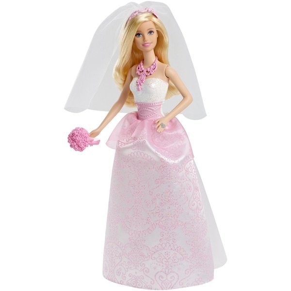Half-Price - Barbie Fairytale Bride-to-be - Extraordinaire:£12[lab9456ma]