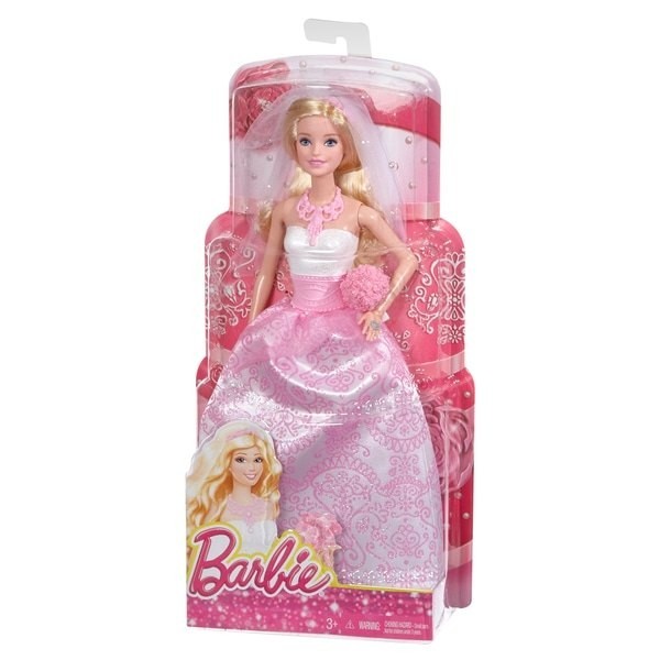 50% Off - Barbie Fairy Tale Bride-to-be - Doorbuster Derby:£12