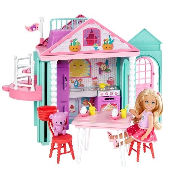 Barbie Club Chelsea Play House Dolly Place