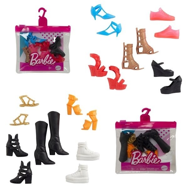 Mega Sale - Barbie Equipment Array - Footwear - Off-the-Charts Occasion:£5