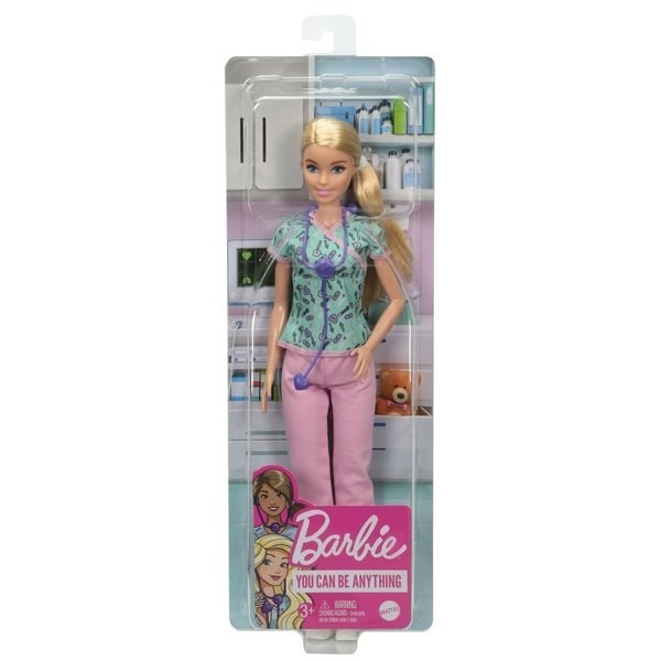 Click Here to Save - Barbie Careers Nurse Practitioner Figure - Black Friday Frenzy:£10[jcb9465ba]
