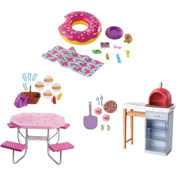 Barbie Outdoor Household Furniture Selection