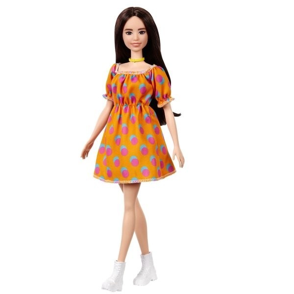 End of Season Sale - Barbie Fashionista Toy 160 - Orange Fruit Product Gown - Deal:£9[cob9469li]