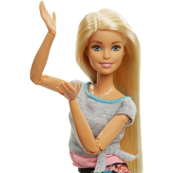 Clearance Sale - Barbie Made to Relocate Blond Figurine - Web Warehouse Clearance Carnival:£20[chb9470ar]