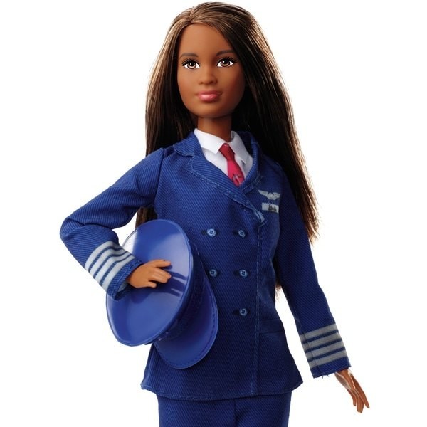 April Showers Sale - Barbie Careers Aviator Figure - Fire Sale Fiesta:£9[jcb9473ba]