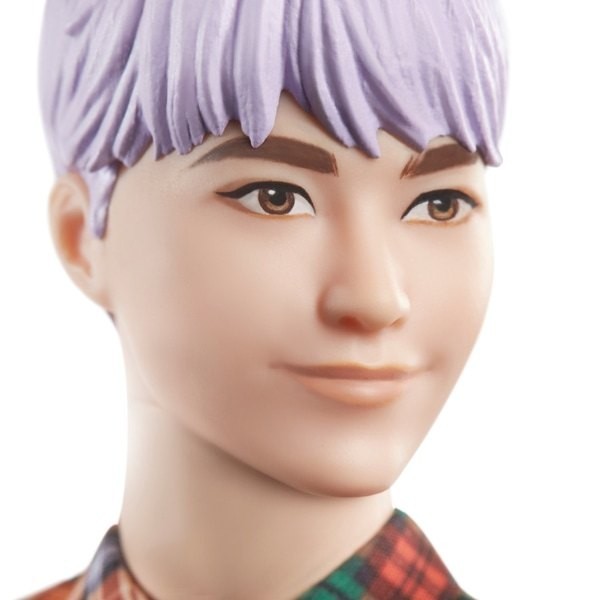 Ken Fashionistas Doll 154 Purple Hair