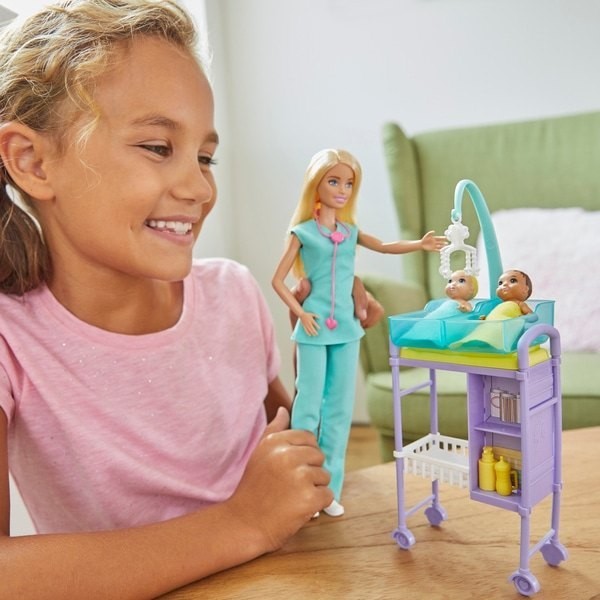 September Labor Day Sale - Barbie Careers Infant Doctor Playset - Online Outlet X-travaganza:£19[neb9495ca]