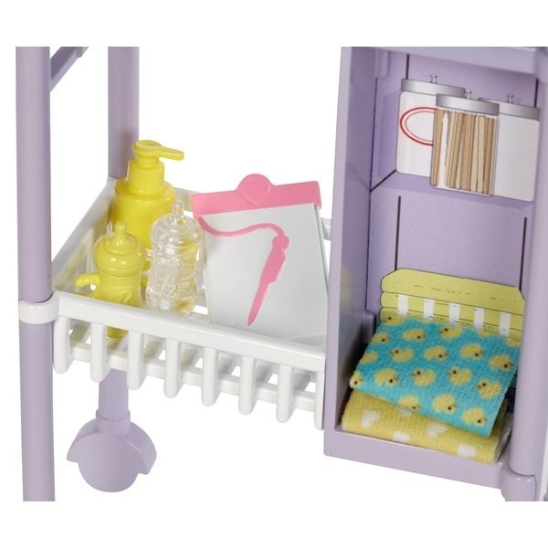 Late Night Sale - Barbie Careers Infant Medical Professional Playset - Unbelievable:£19[chb9495ar]