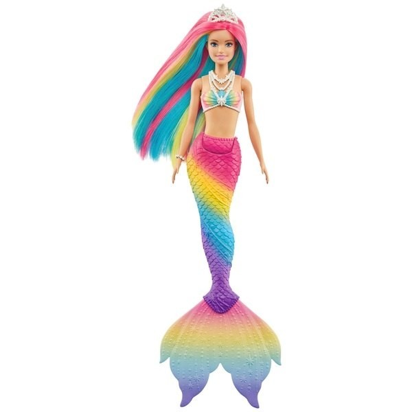 50% Off - Barbie Dreamtopia Rainbow Magic Mermaid Figurine - Thanksgiving Throwdown:£25