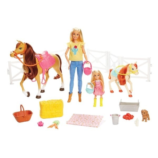 Summer Sale - Barbie Hugs 'n' Equines - Doorbuster Derby:£39