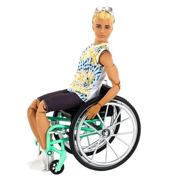 Barbie Ken Toy 167 with Wheelchair