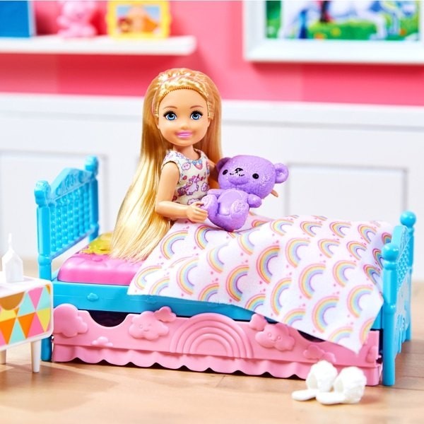 Barbie Club Chelsea Doll Bedtime Playset