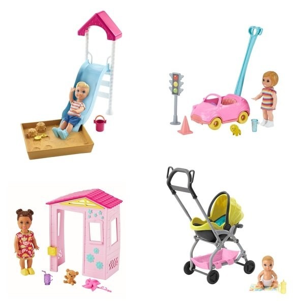 Everything Must Go Sale - Barbie Captain Babysitters Accessories Array - Half-Price Hootenanny:£10[neb9533ca]